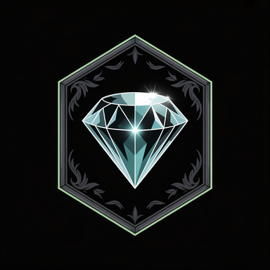 Diamond rank emblem